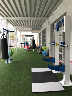 Escape Fitness Outdoor area at Liv+